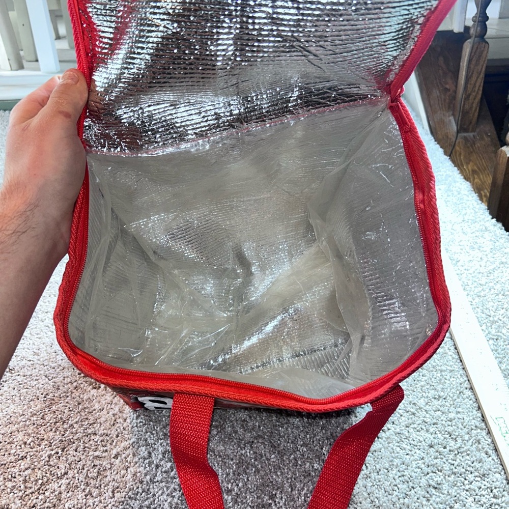 Budweiser Red Duffel Bag with Racing Design - Picture 3 of 6
